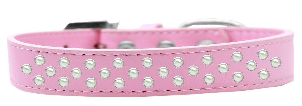 Dog, Puppy & Pet Fashion  Collar, "Pearl Rimsets Sprinkles"