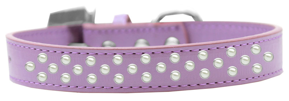 Dog, Puppy & Pet Fashion  Collar, "Pearl Rimsets Sprinkles"