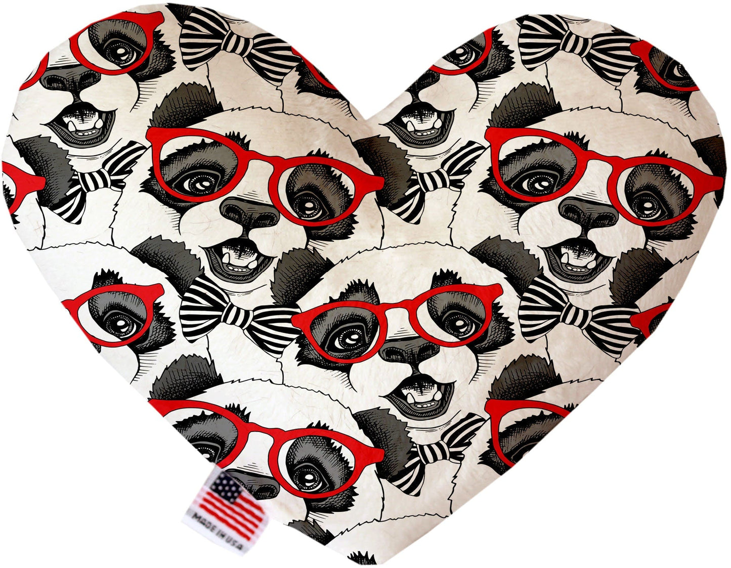 Pet, Dog Plush Heart or Bone Toy, "Mary Jane Group" (Available in different sizes, and 7 different pattern options!)