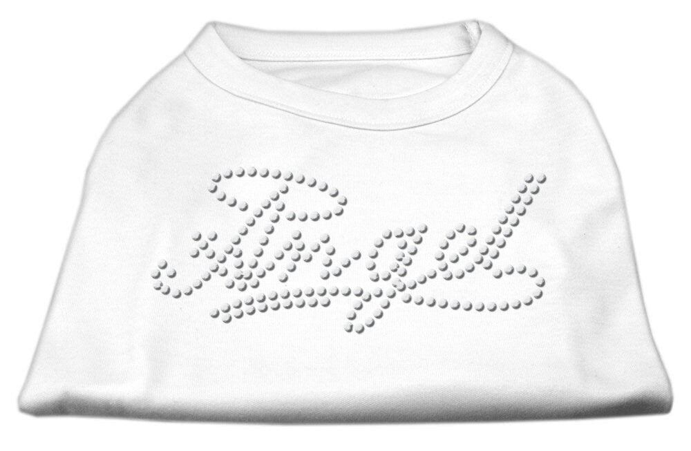 Pet Dog & Cat Shirt Rhinestone, "Angel"