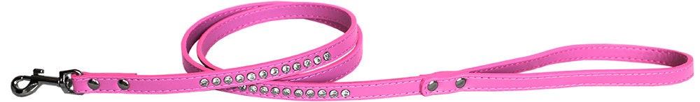 Pet, Dog or Cat Fashion Leash,"Clear Jewel" (Available in 7 colors)