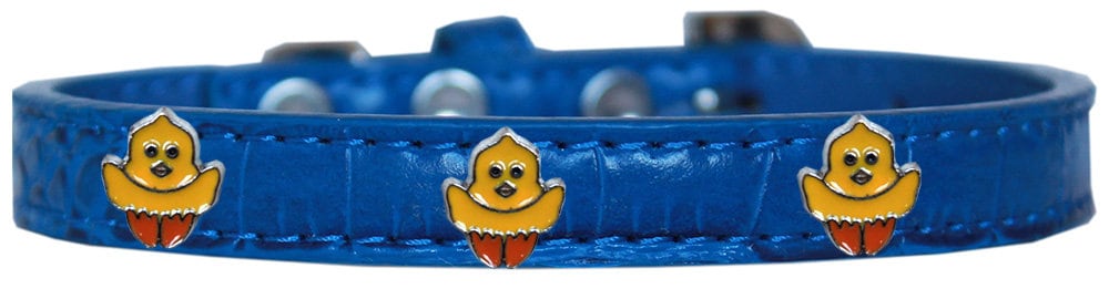 Dog, Puppy & Pet Designer Croc Widget Collar, "Chickadee"