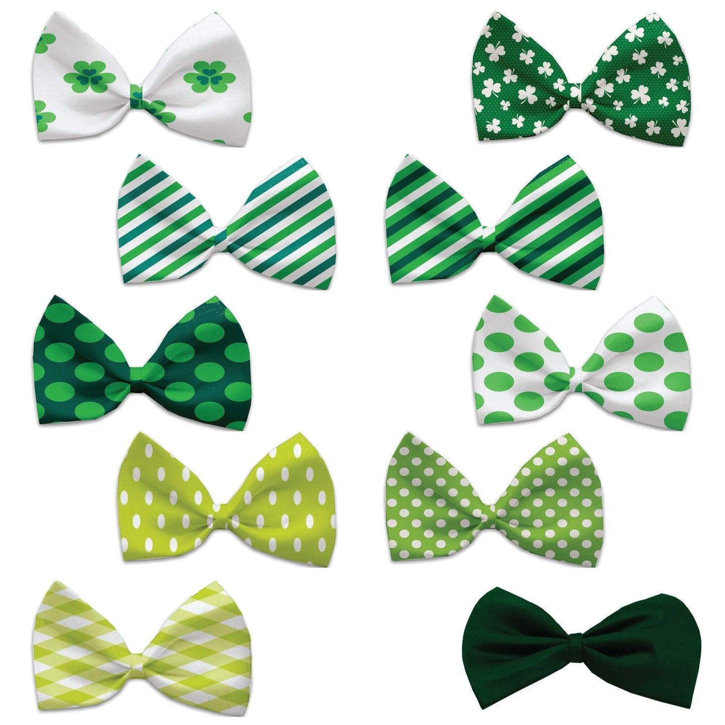 Pet, Dog and Cat Bow Ties, "St. Patrick's Day Group" *Available in 10 different pattern options!*