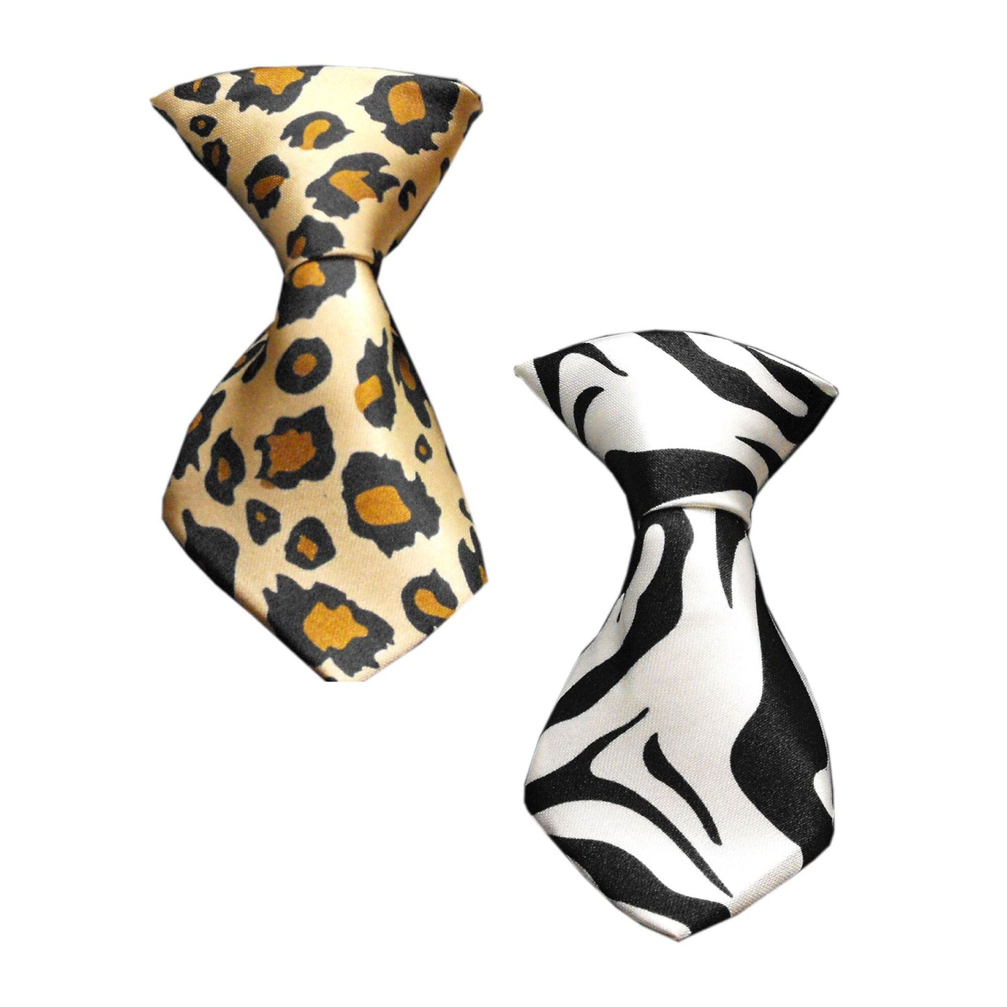 Pet, Dog & Cat Neck Ties, "Animal Print" *Available in Zebra or Leopard!*