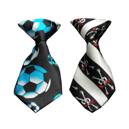 Pet, Dog and Cat Neck Ties, "Soccer & Pirates Group"