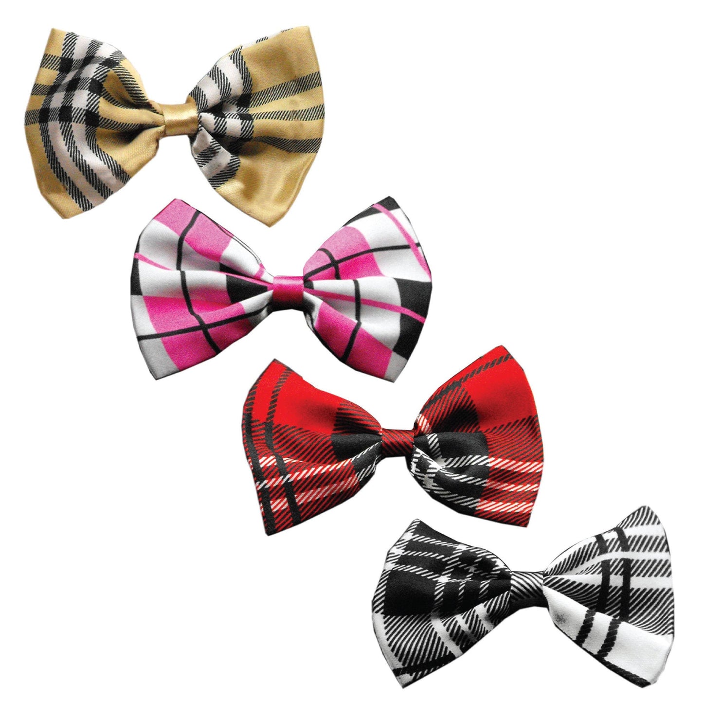 Pet, Dog and Cat Bow Ties, "Classic Plaids" *Choose from 4 different options!*