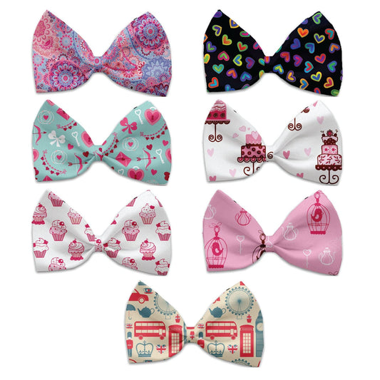 Pet, Dog and Cat Bow Ties, "Valentines Day Group" *Available in 7 different pattern options!*