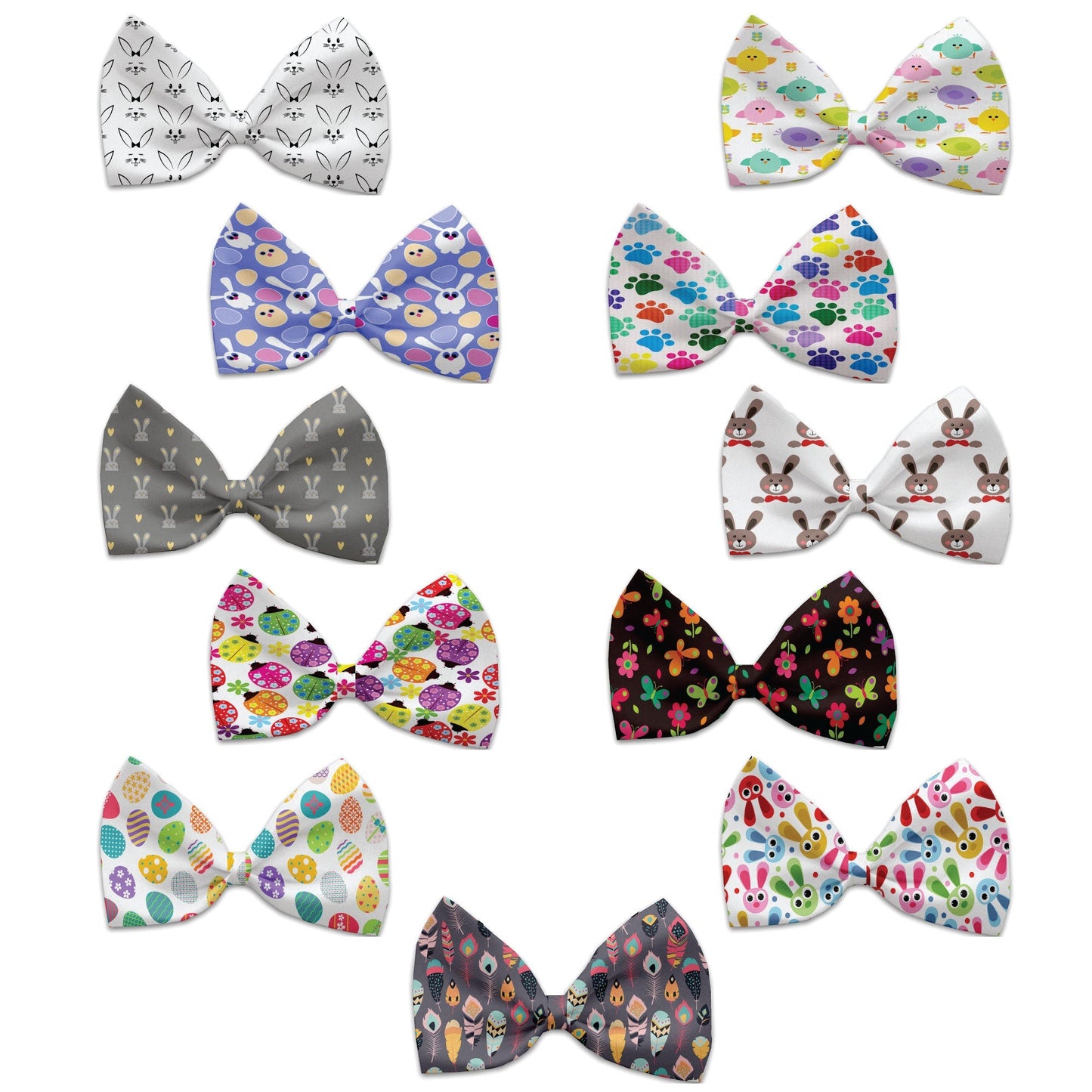 Pet, Dog and Cat Bow Ties, "Easter Group" *Available in 11 different pattern options!*