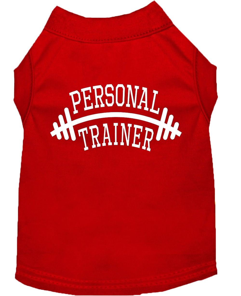 Pet Dog & Cat Shirt Screen Printed, "Personal Trainer"