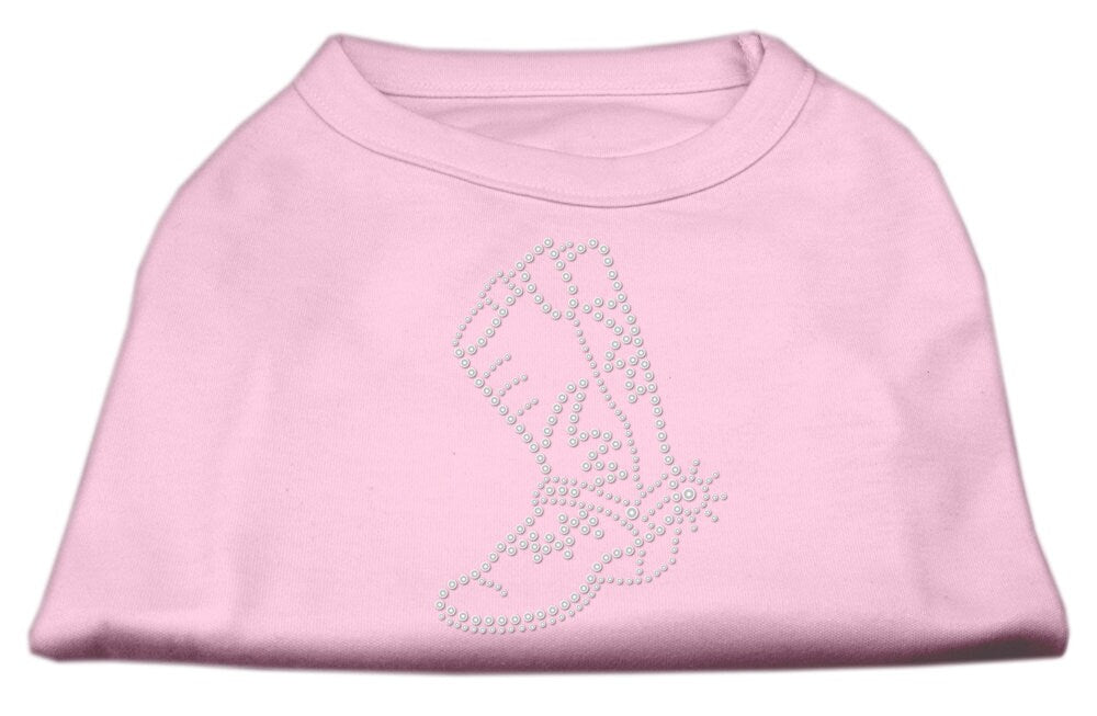 Pet Dog & Cat Shirt Rhinestone, "Boot"