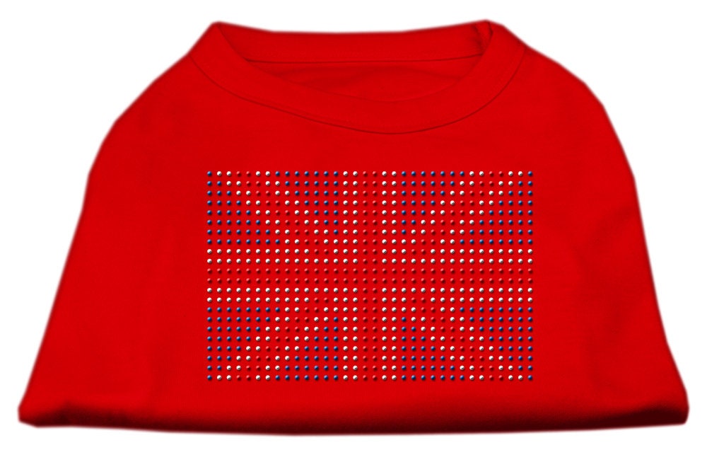 Pet Dog & Cat Shirt Rhinestone, "British Flag"