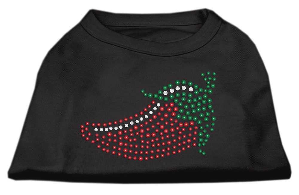 Pet Dog & Cat Shirt Rhinestone, "Chili Pepper"