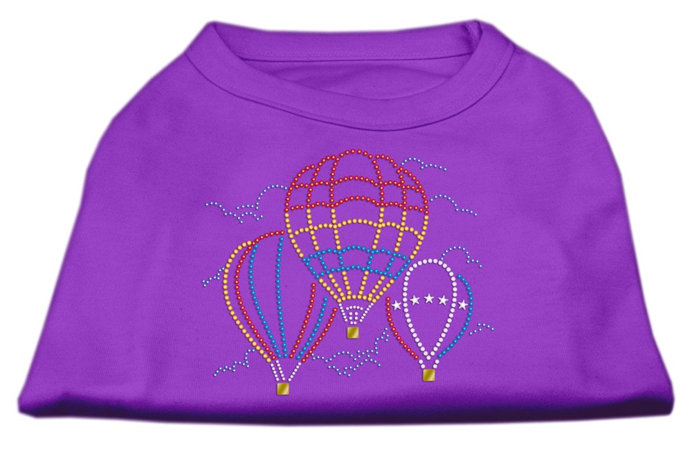 Pet Dog & Cat Shirt Rhinestone, "Hot Air Balloon"