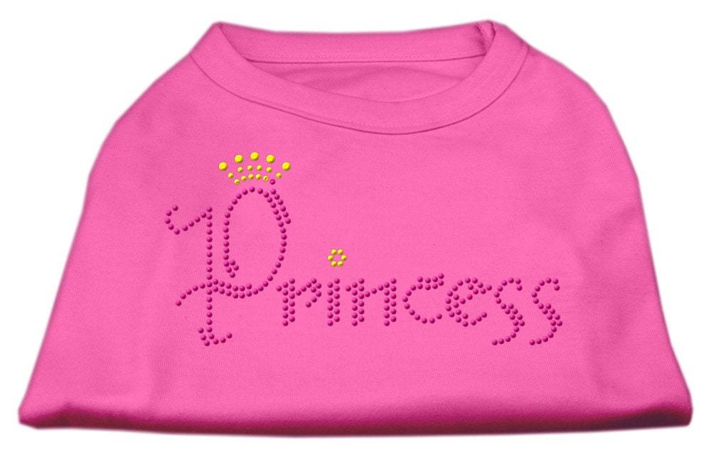 Pet Dog & Cat Shirt Rhinestone, "Princess"