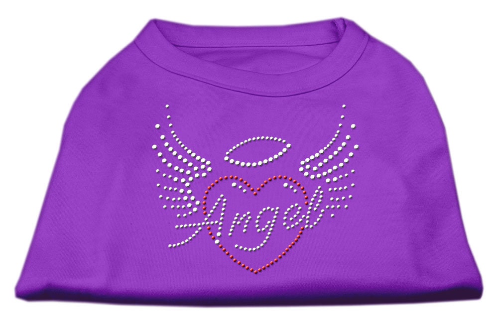 Pet Dog & Cat Shirt Rhinestone, "Angel Heart"