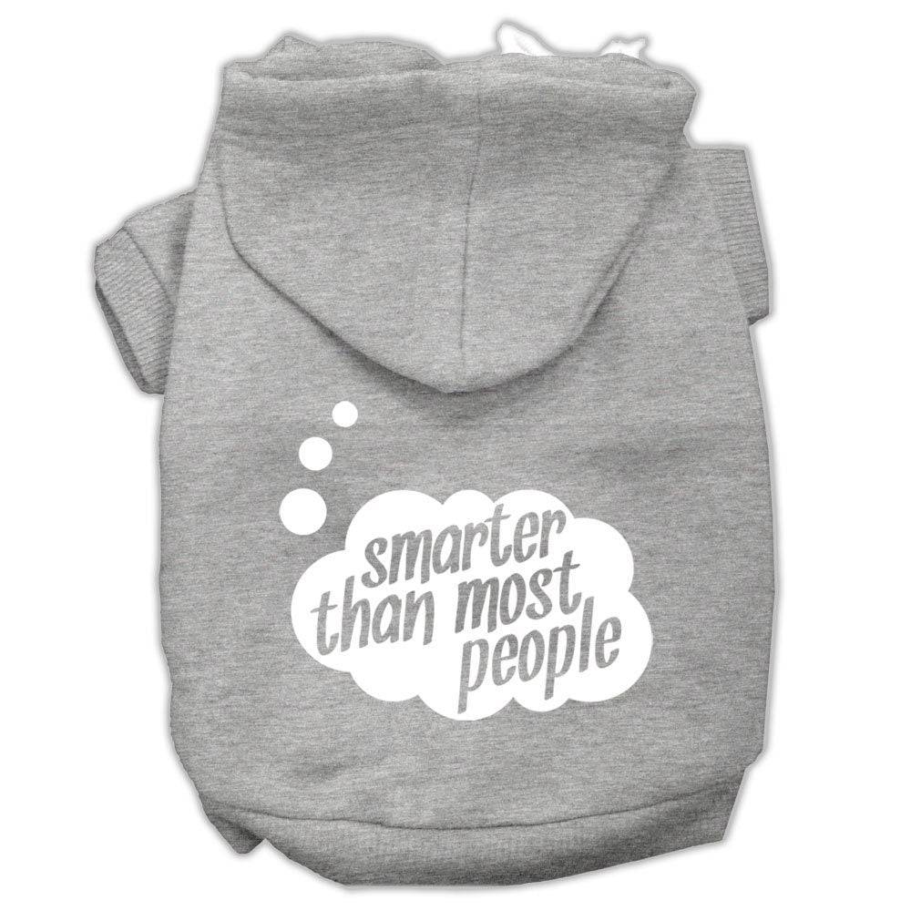 Pet, Dog & Cat Hoodie Screen Printed, "Smarter Than Most People"