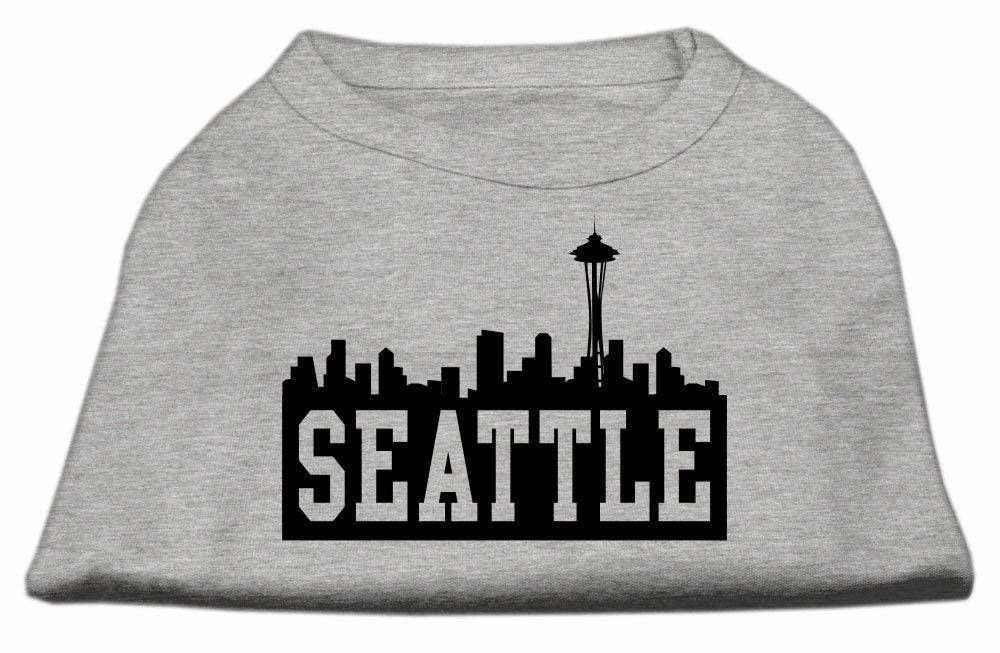 Pet Dog & Cat Shirt Screen Printed, "Seattle Skyline"