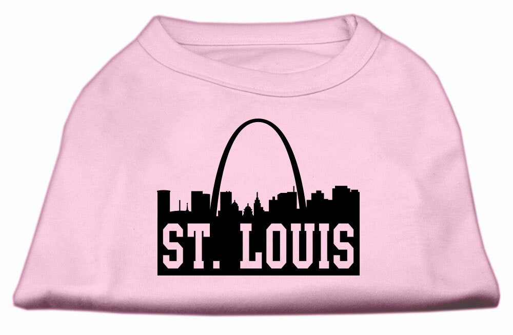 Pet Dog & Cat Shirt Screen Printed, "St. Louis Skyline"