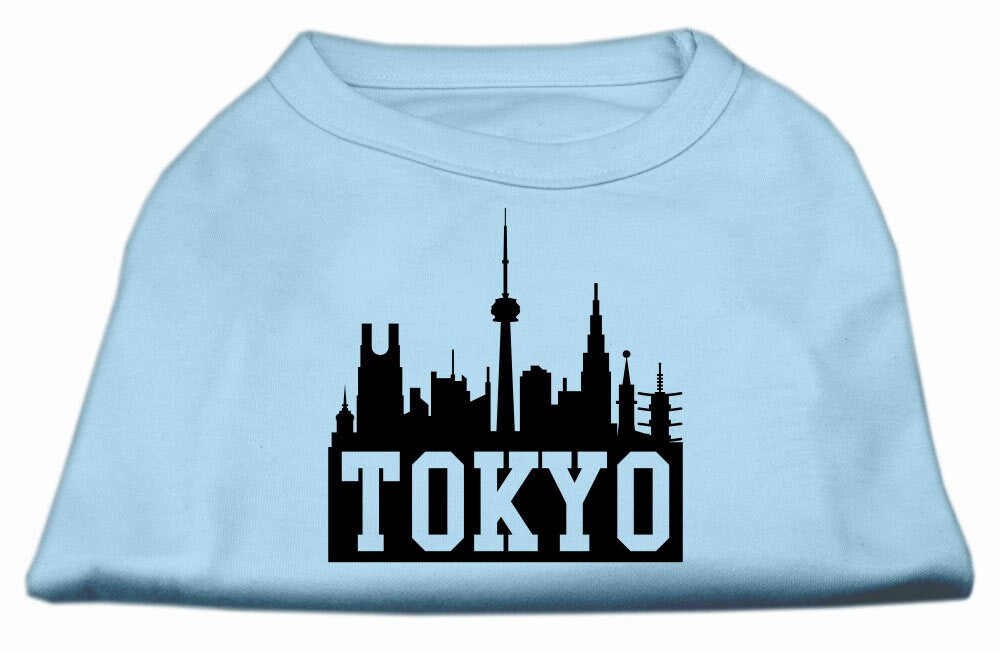 Pet Dog & Cat Shirt Screen Printed, "Tokyo Skyline"