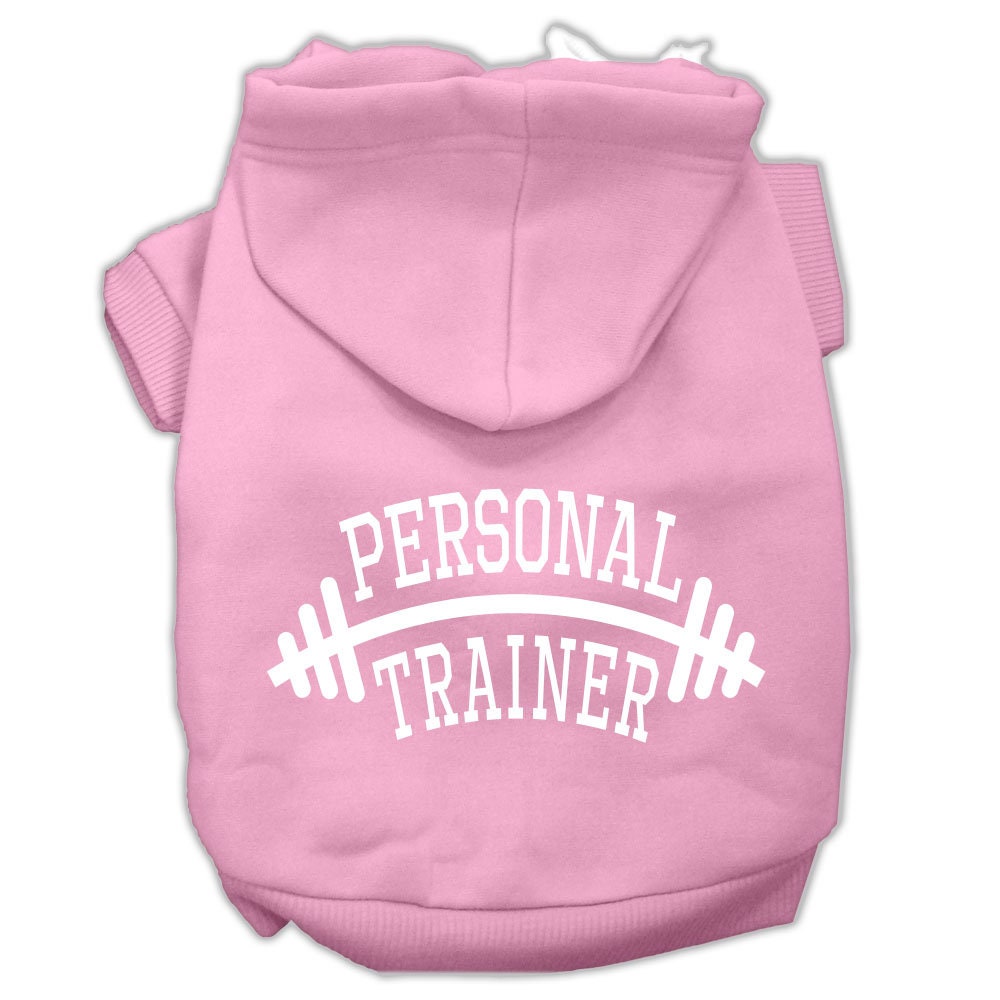 Pet, Dog & Cat Hoodie Screen Printed, "Personal Trainer"