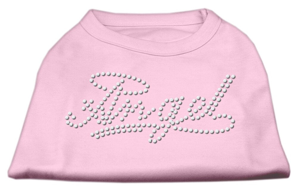 Pet Dog & Cat Shirt Rhinestone, "Angel"