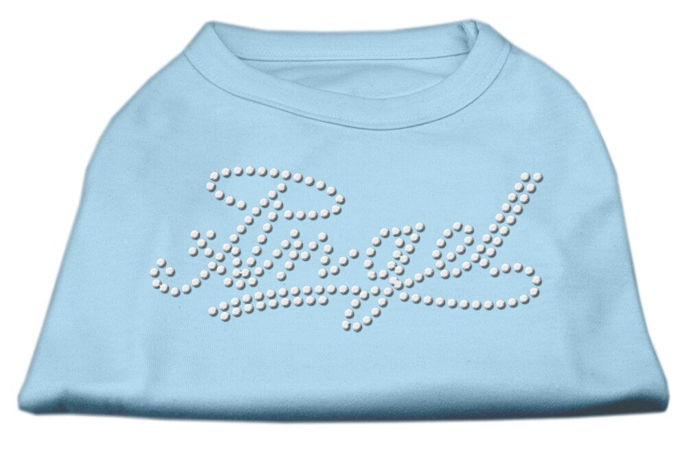 Pet Dog & Cat Shirt Rhinestone, "Angel"