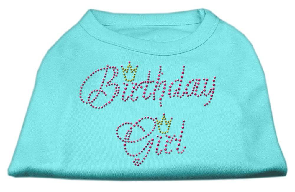 Pet Dog & Cat Shirt Rhinestone, "Birthday Girl"