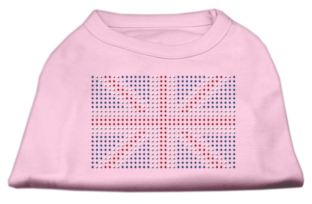 Pet Dog & Cat Shirt Rhinestone, "British Flag"