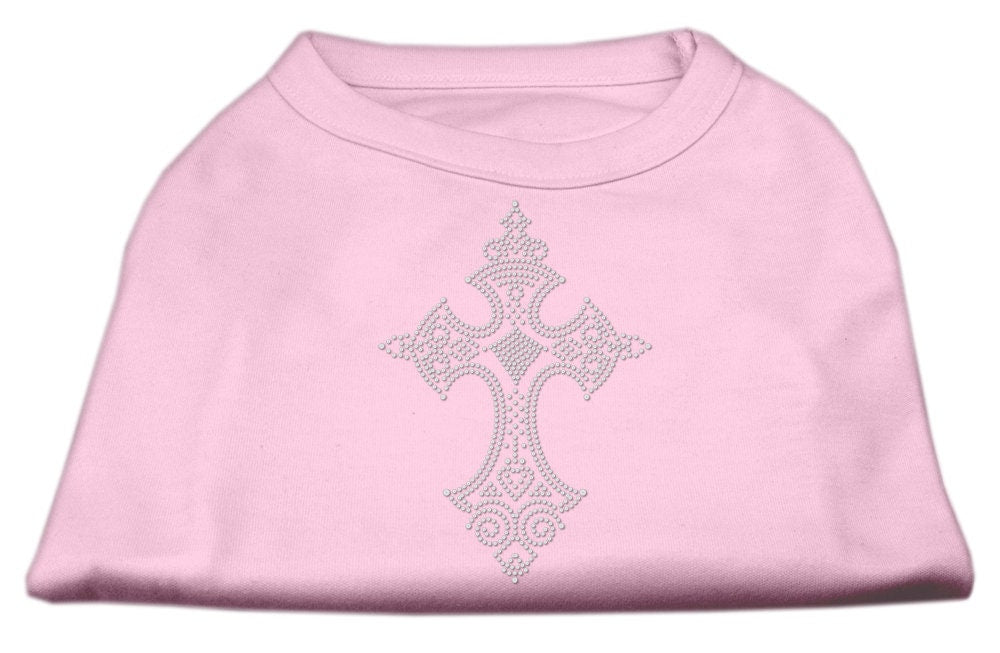 Pet Dog & Cat Shirt Rhinestone, "Cross"