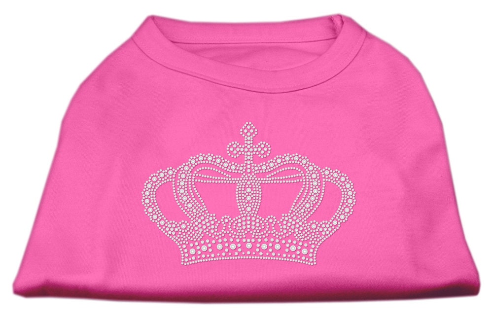 Pet Dog & Cat Shirt Rhinestone, "Crown"