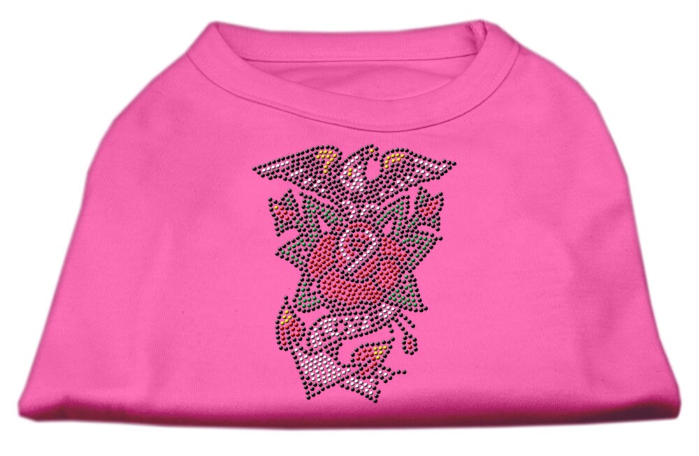 Pet Dog & Cat Shirt Rhinestone, "Eagle Rose"