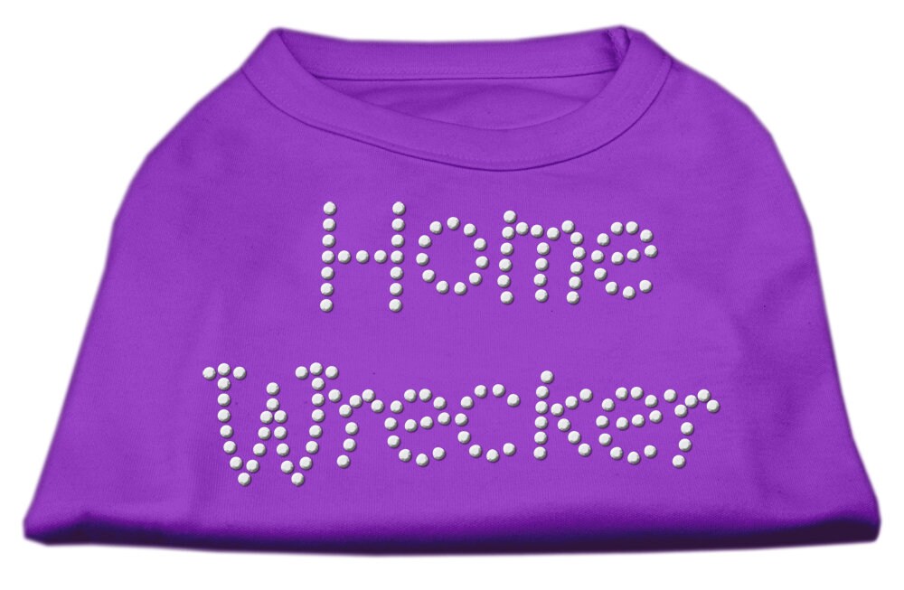 Pet Dog & Cat Shirt Rhinestone, "Home Wrecker"