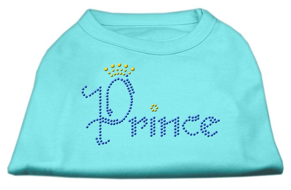 Pet Dog & Cat Shirt Rhinestone, "Prince"