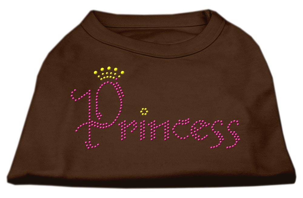 Pet Dog & Cat Shirt Rhinestone, "Princess"