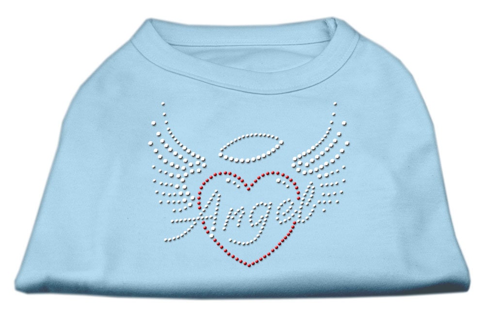 Pet Dog & Cat Shirt Rhinestone, "Angel Heart"