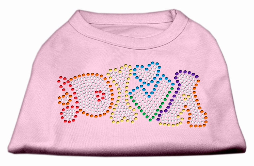 Pet Dog & Cat Shirt Rhinestone, "Technicolor Diva"