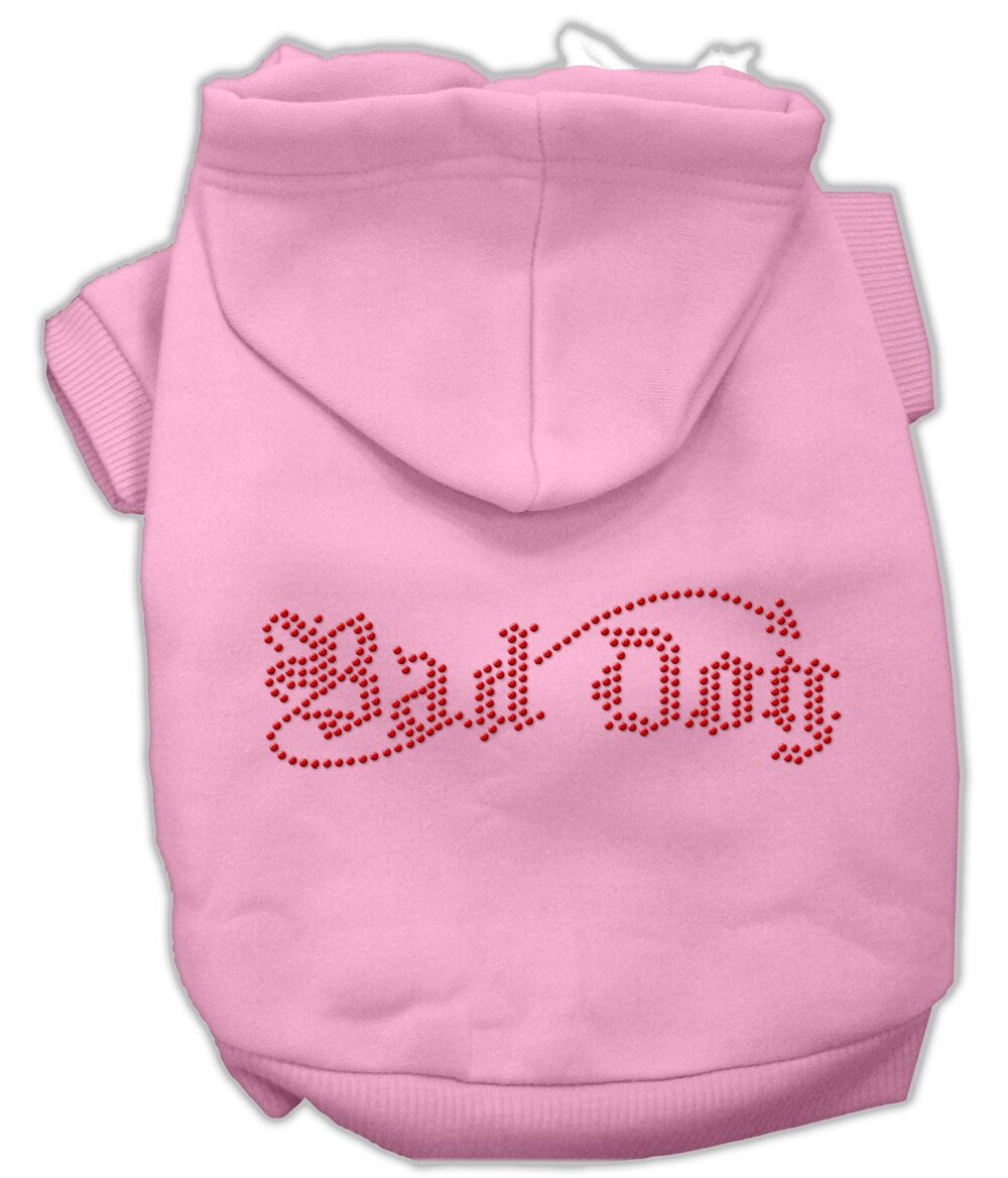 Pet, Dog & Cat Hoodie Rhinestone, "Bad Dog"