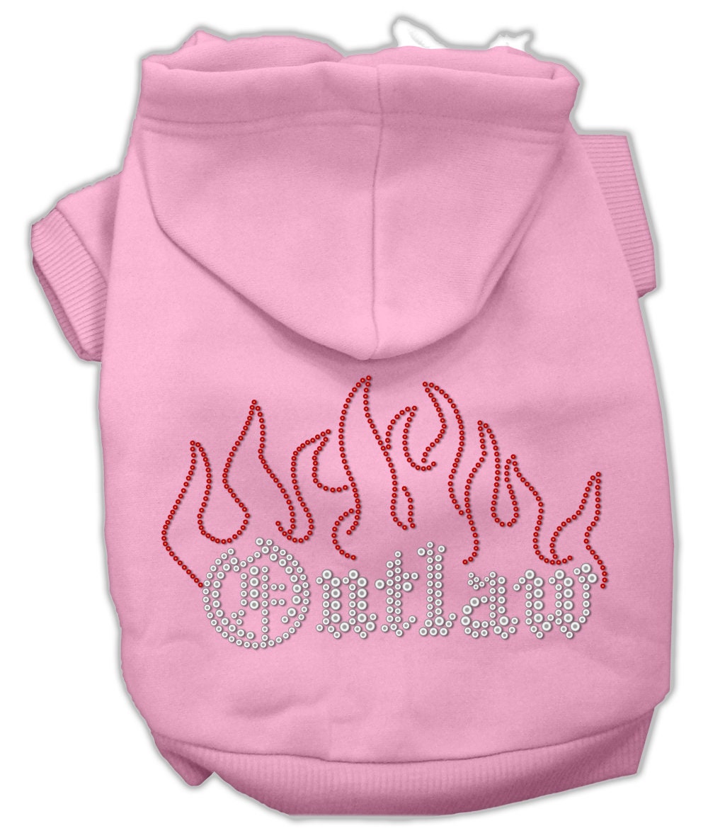 Pet, Dog & Cat Hoodie Rhinestone, "Outlaw"