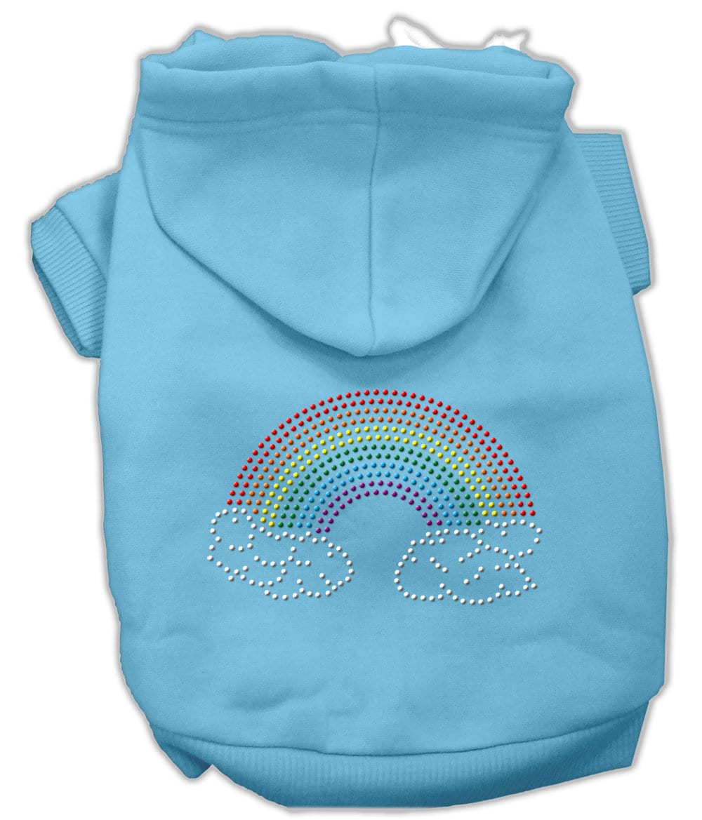 Pet, Dog & Cat Hoodie Rhinestone, "Rainbow"