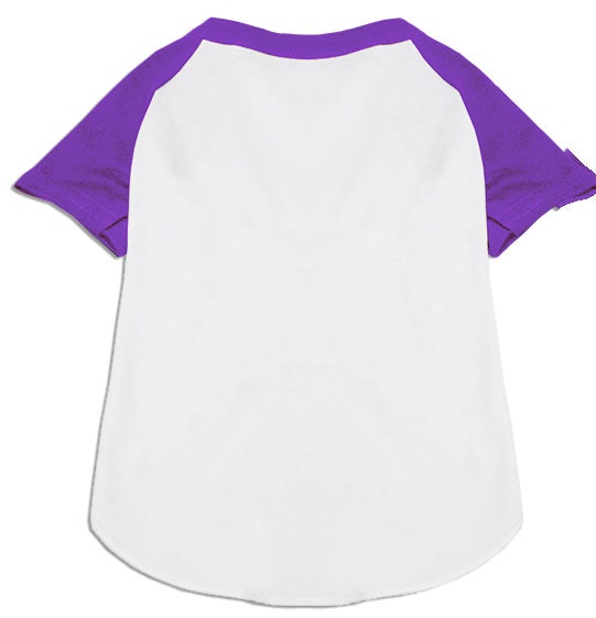 Pet Dog and Cat Raglan Baseball Team Shirt, "Custom Names & Numbers"