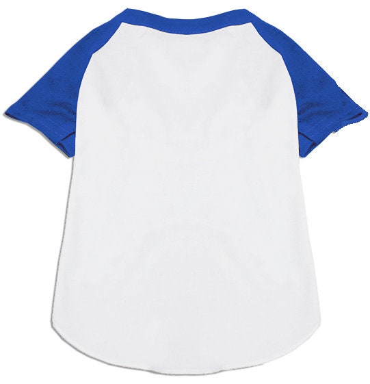 Pet Dog and Cat Raglan Baseball Team Shirt, "Custom Names & Numbers"