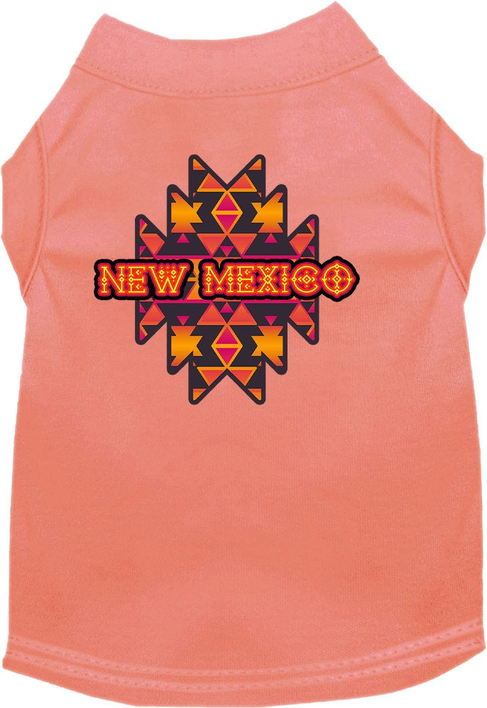 Pet Dog & Cat Screen Printed Shirt for Small to Medium Pets (Sizes XS-XL), "New Mexico Navajo Tribal"