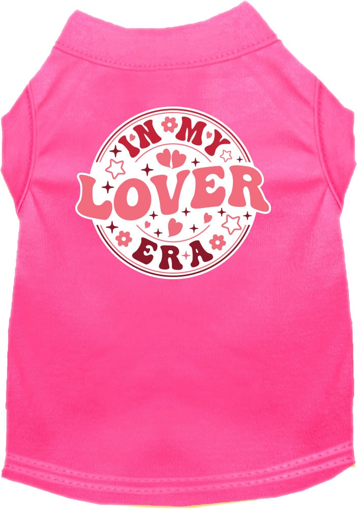 Pet Dog & Cat Screen Printed Shirt "In My Lover Era"