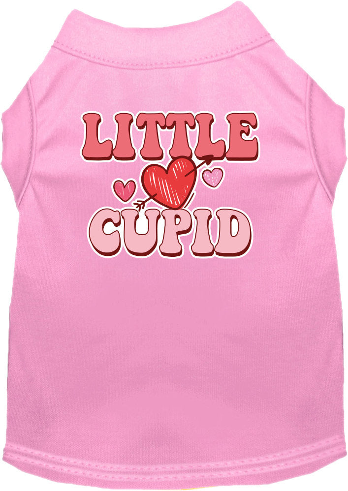 Pet Dog & Cat Screen Printed Shirt for Medium to Large Pets (Sizes 2XL-6XL), "Little Cupid"