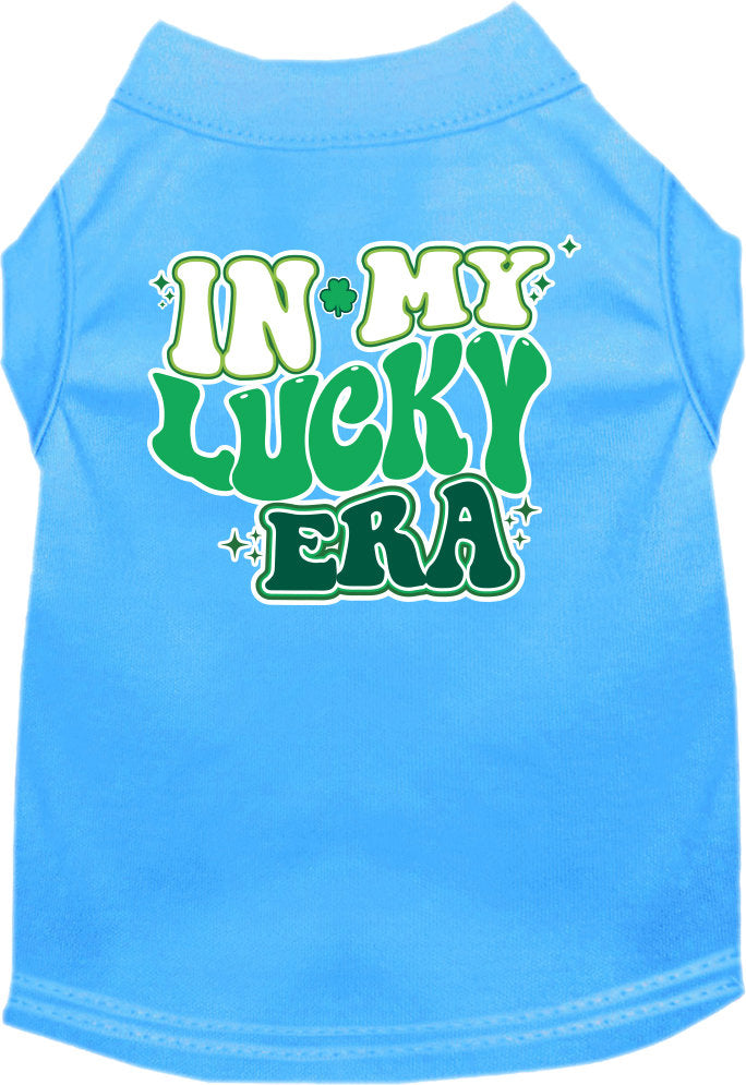 Pet Dog & Cat Screen Printed Shirt "In My Lucky Era"