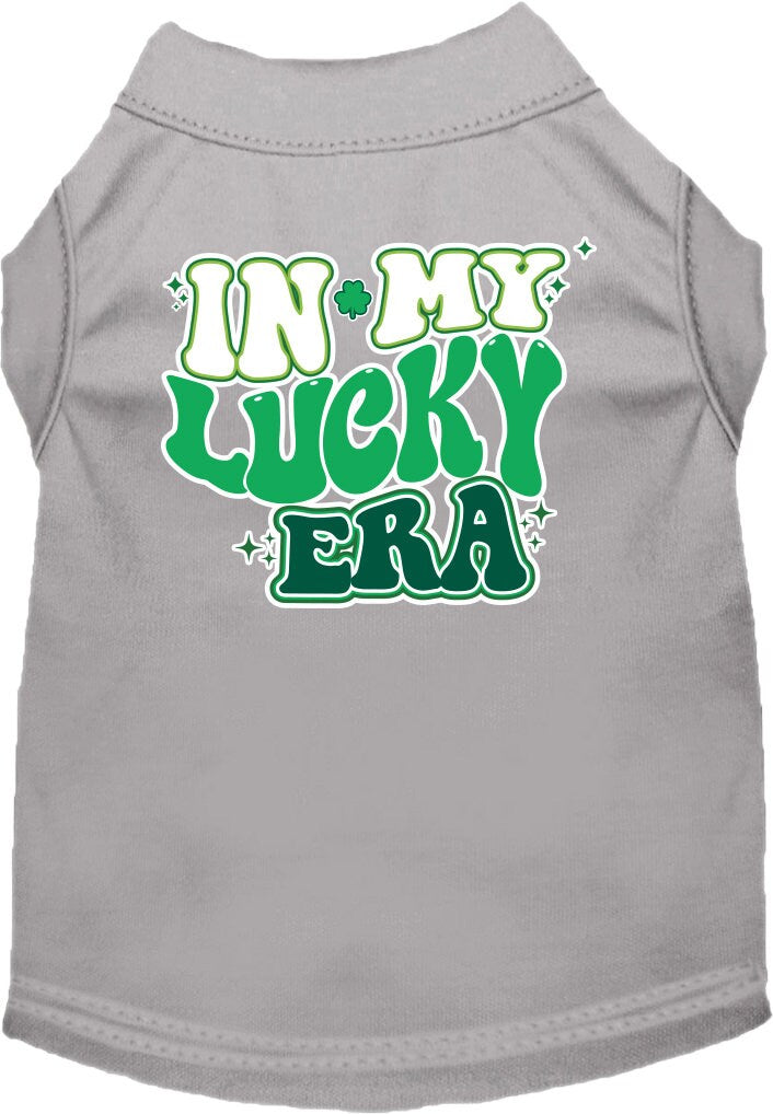 Pet Dog & Cat Screen Printed Shirt "In My Lucky Era"