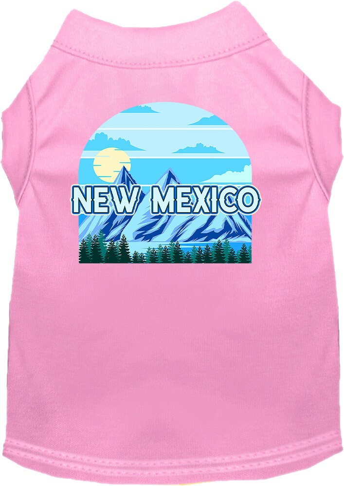 Pet Dog & Cat Screen Printed Shirt for Medium to Large Pets (Sizes 2XL-6XL), "New Mexico Trailblazer"