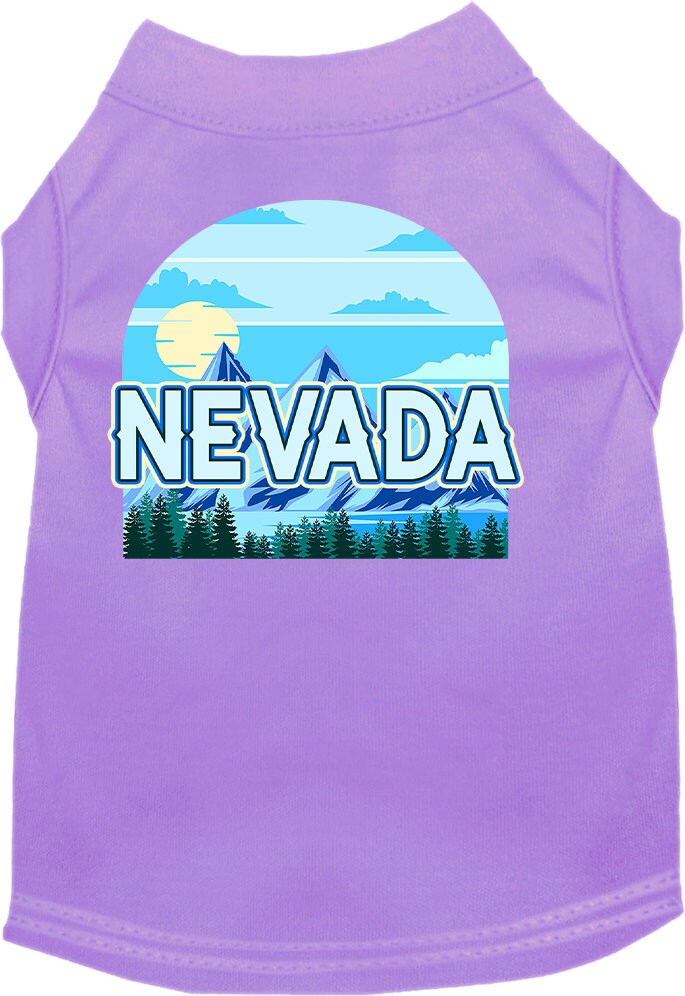 Pet Dog & Cat Screen Printed Shirt for Small to Medium Pets (Sizes XS-XL), "Nevada Trailblazer"