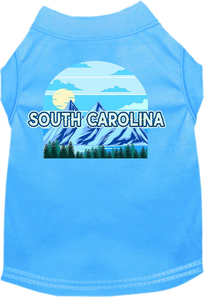 Pet Dog & Cat Screen Printed Shirt for Medium to Large Pets (Sizes 2XL-6XL), "South Carolina Trailblazer"