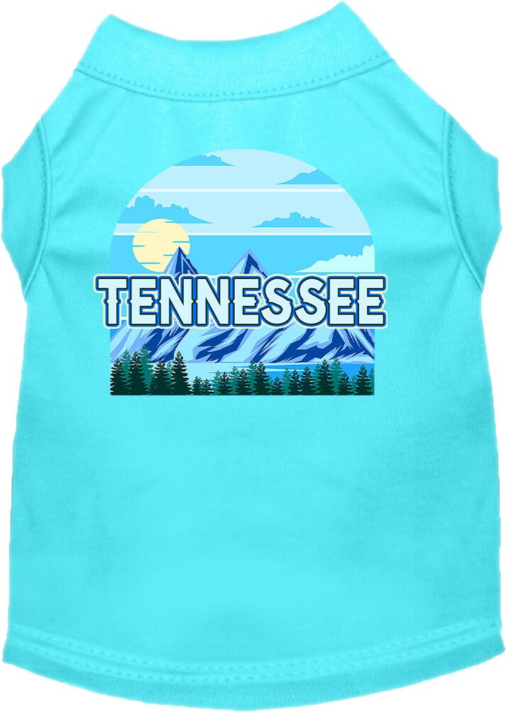 Pet Dog & Cat Screen Printed Shirt for Small to Medium Pets (Sizes XS-XL), "Tennessee Trailblazer"